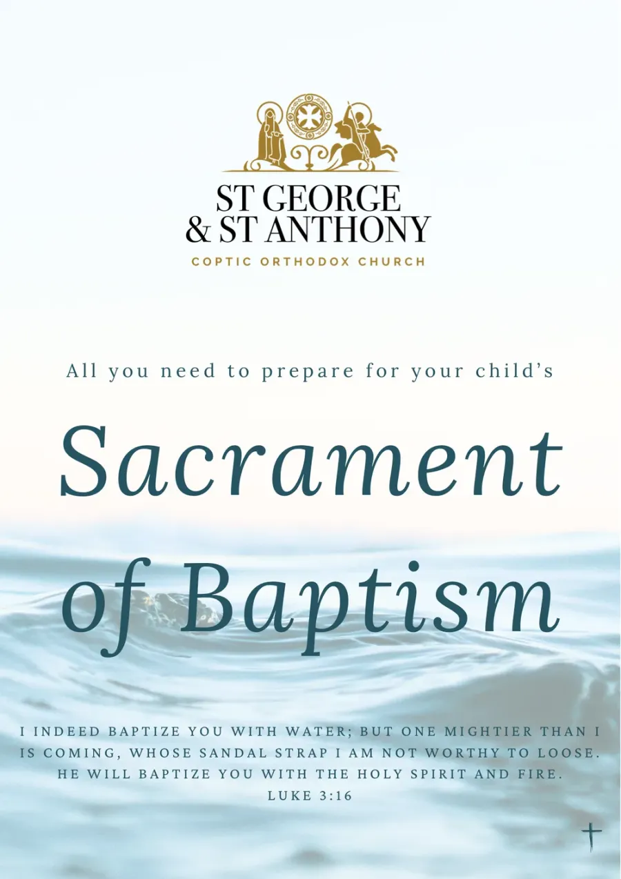 Sacrament of Baptism — cover
